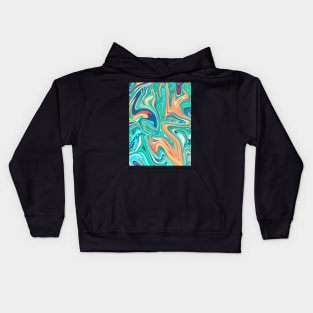 abstract pattern Kids Hoodie